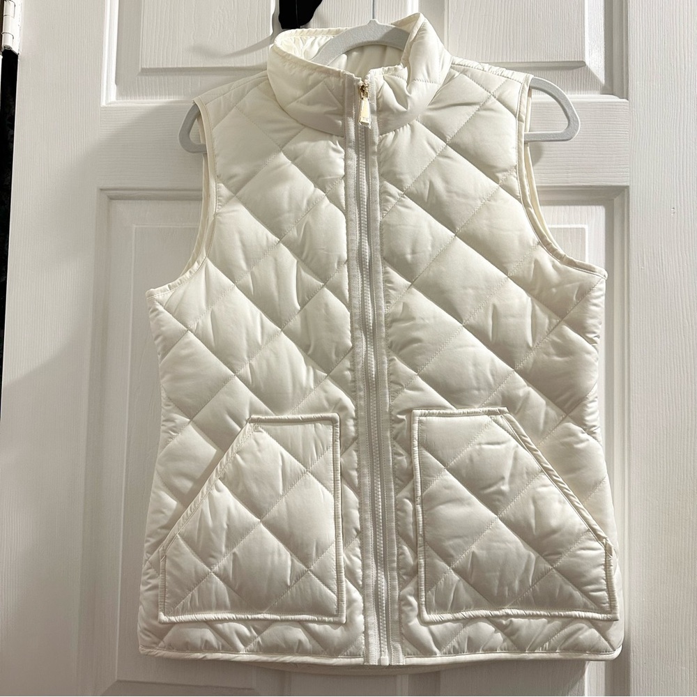 kate spade - quilted vest (cream)